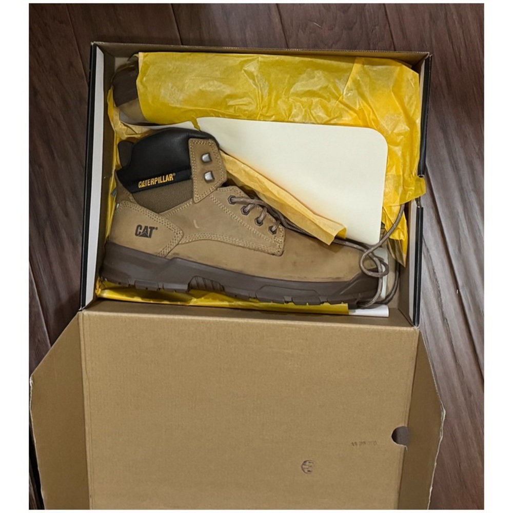 CAT FOOTWEAR MENS MOBILIZE 6 Inch ELECTRICAL ALLOY TOE-WORK SAFETY SHOES 👞